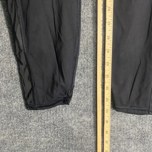 Athleta Leggings Small Black High Rise 7/8 Mesh Stretch Athleisure - Picture 11 of 15